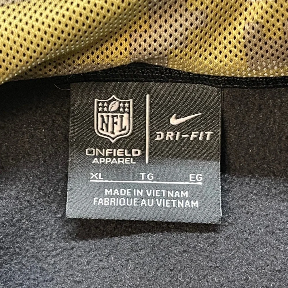 Nike Miami Dolphins Salute to Service Hoodie Black Mens XL NFL Dri-FIT Pullover